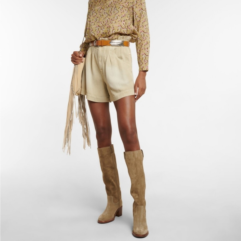 Isabel Marant Tan Suede Knee Boots - Picture 2 of 3